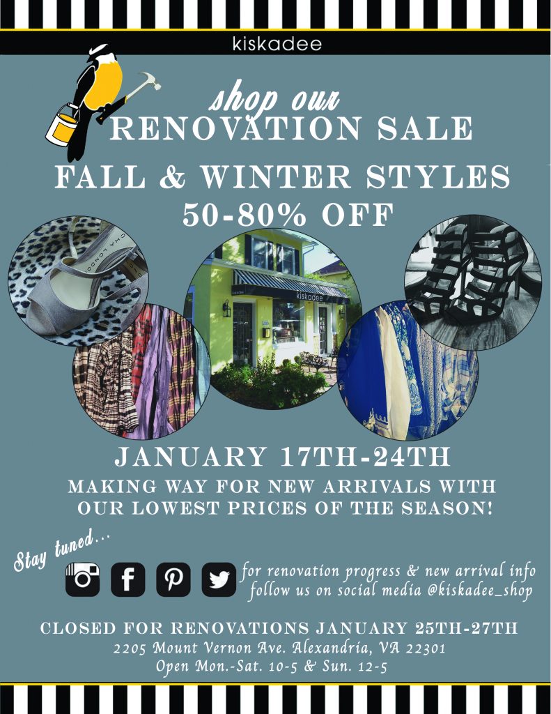 Kiskadee Renovation Sale